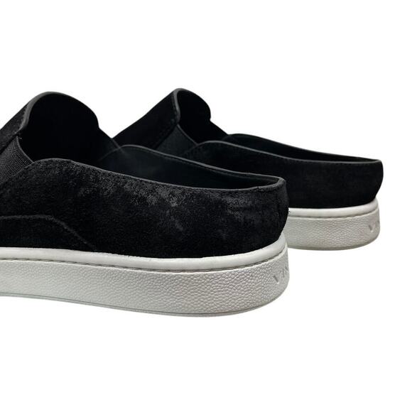 Vince Verrell Slide Sneakers Black Suede Women’s 7.5 Slip-On Casual Staple - Picture 9 of 14